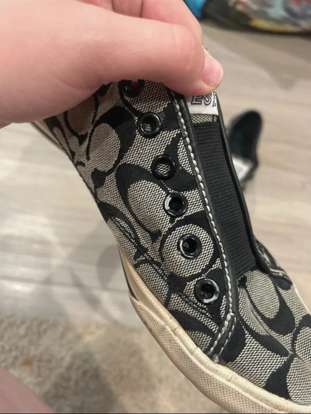Coach Bev Signature Logo Slip-On Sneakers